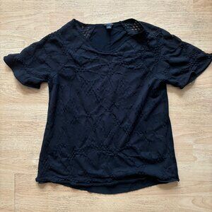 Ann Taylor Black Blouse